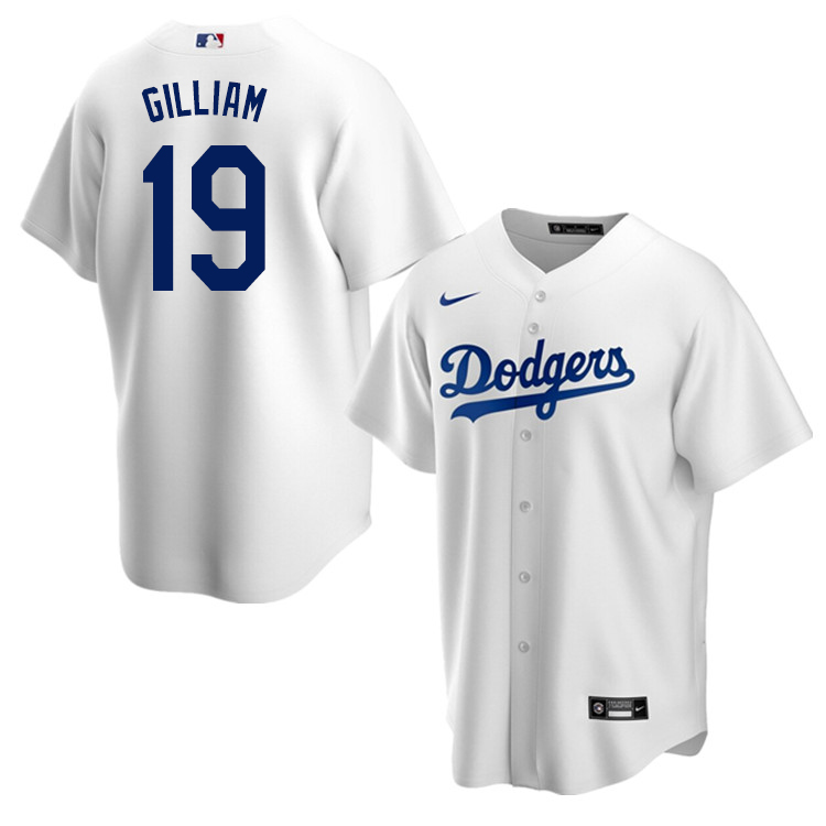 Nike Men #19 Jim Gilliam Los Angeles Dodgers Baseball Jerseys Sale-White